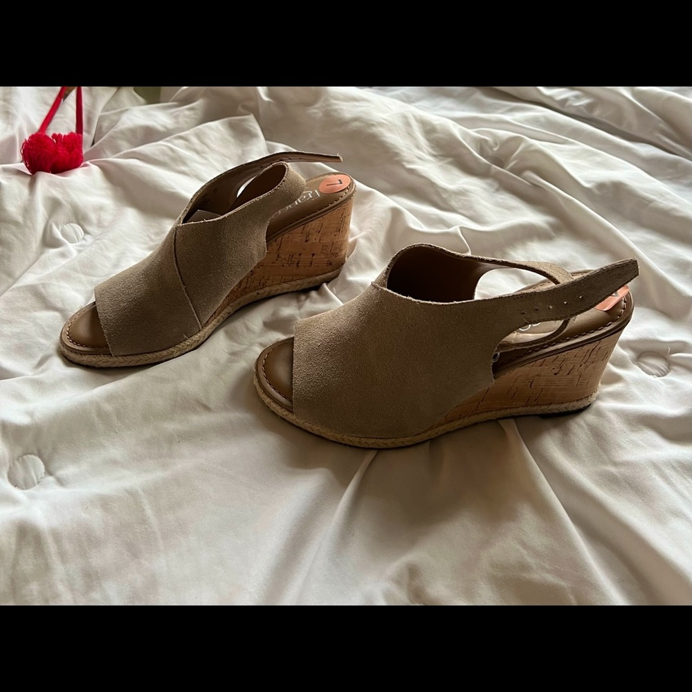 Suede wedges from tjmaxx